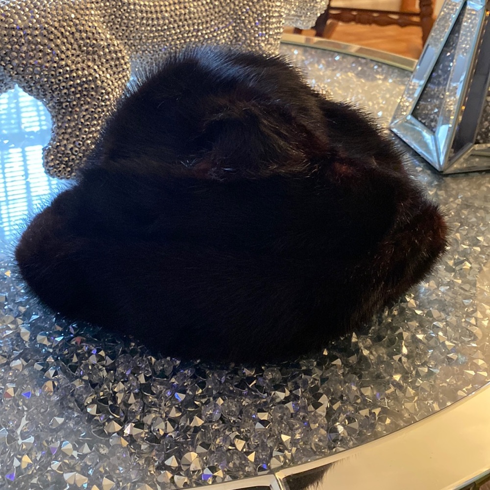Mink fur hat